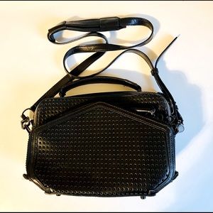 Alexander Wang dotted black shoulder bag